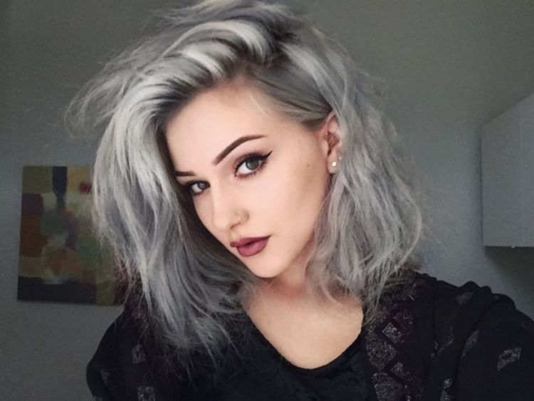 gray hair