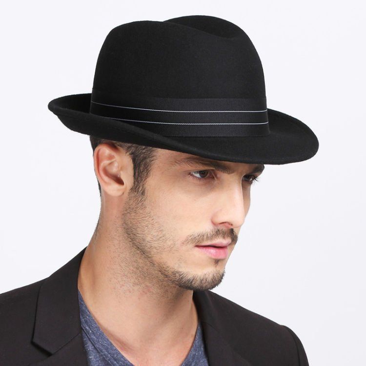 Unisex-Classic-Jazz-Hat-Casual-font-b-Men-b-font-font-b-fedora-b-font-hat