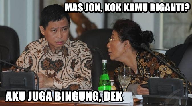 Aduh, aku diganti lagi!