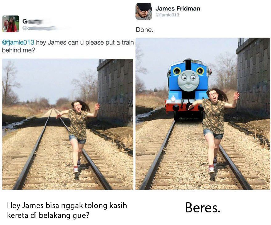 10 Editan Foto Usil Karya James Fridman. Dijamin Bikin Ketawamu Susah Ditahan!