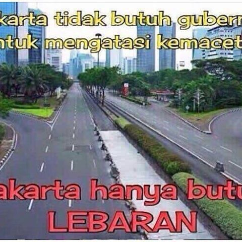 butuhnya cuma lebaran