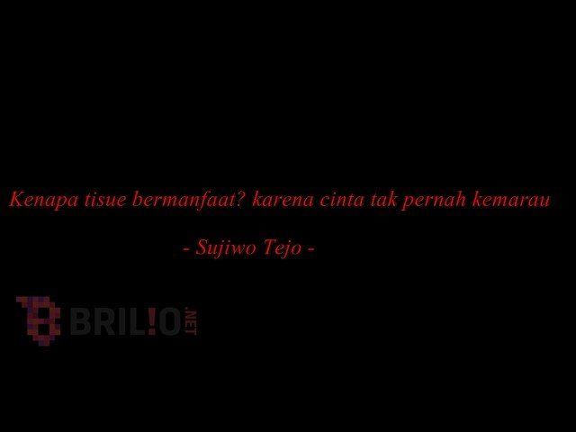 Kadang Nyeleneh Tapi Mengena, Inilah 15 Kalimat Romantis Sujiwo Tejo yang Perlu Kamu Baca!