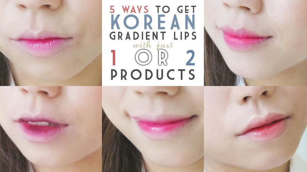 Lip tint bisa membuatmu menciptakan gradien warna!