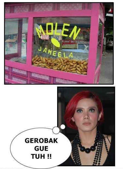 gerobaknya mbak?