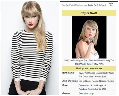 Halaman Wikipedia Milik Taylor Swift Kena Bajak dari Haters! Kamu Sempat Sadar Nggak Kemarin?