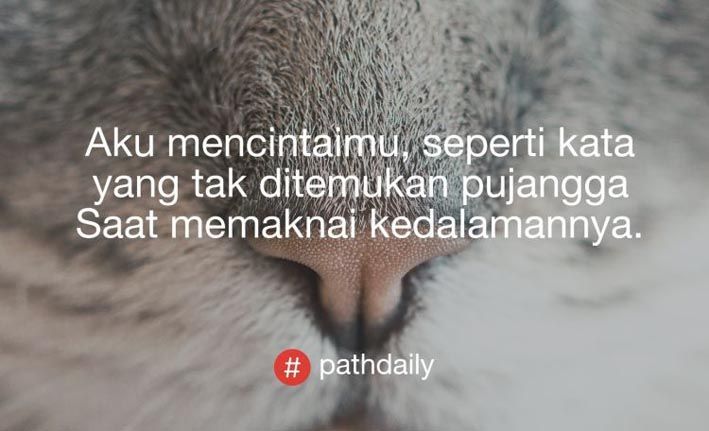 Ternyata si dia hobi nge-Path daily.