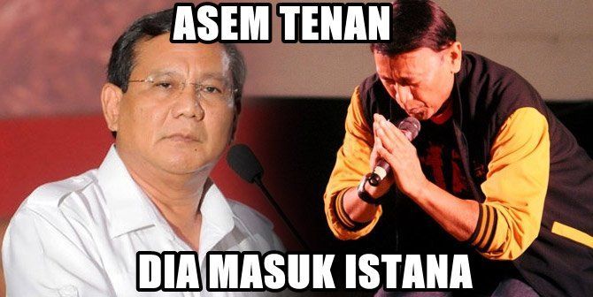 Mungkin aja pak Prabowo iri