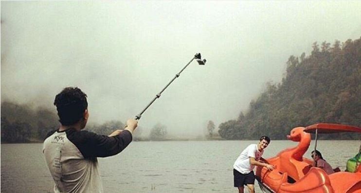 Seru ya naik bebek-bebekan bareng pacar di Ranukumbolo