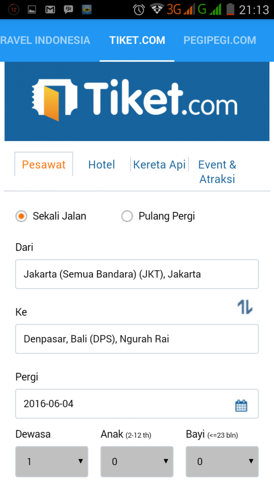 dengan tiket.com bisa cari tiket kapanpun