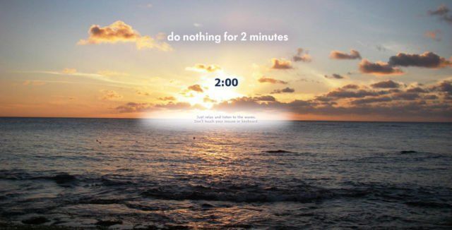 Do Nothing For 2 Minutes