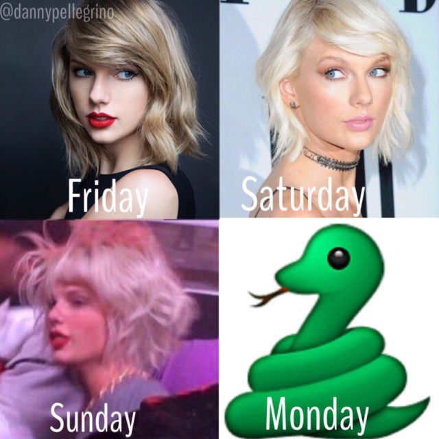 Duh Taylor berubah jadi ular via garyandlinda