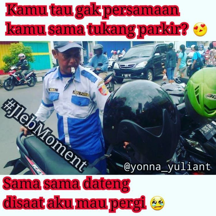 kamu vs tukang parkir