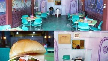 Cobain Nih Krusty Krab-nya Spongebob yang Beneran Ada di Pekanbaru, Semoga Krabby Patty Seenak di TV