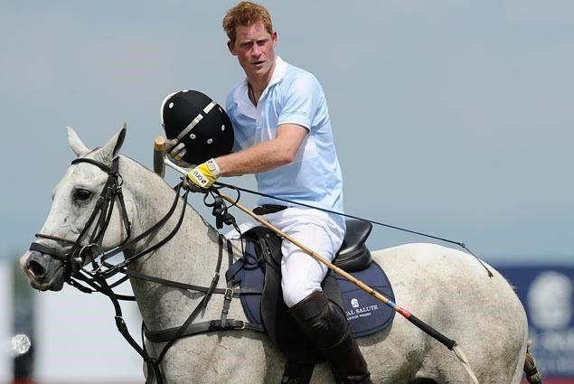 Prince with a white horse