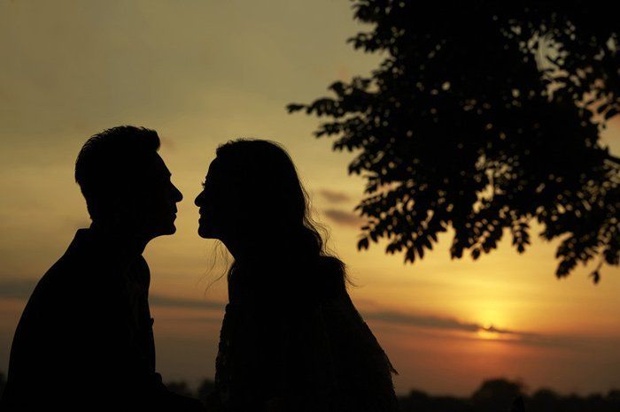 sunset di bali yang romantis!