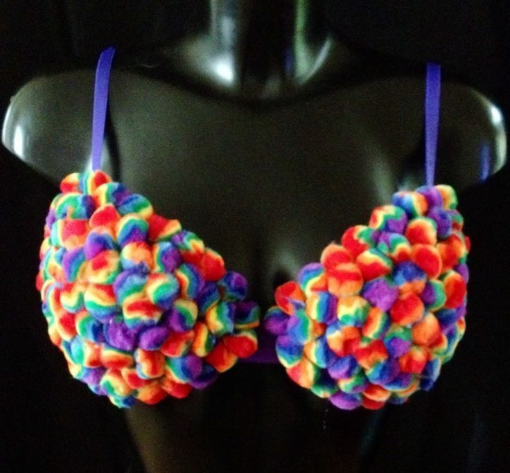 pompom bra.