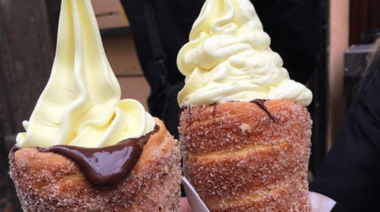 chimney cake ice cream