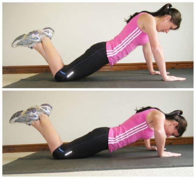 knee push up