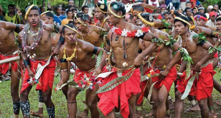 Penampakan suku Trobriand saat dewasa.