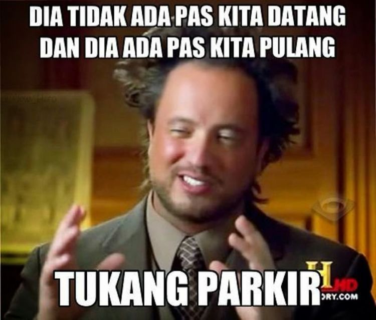 duh tukang parkir gini amat