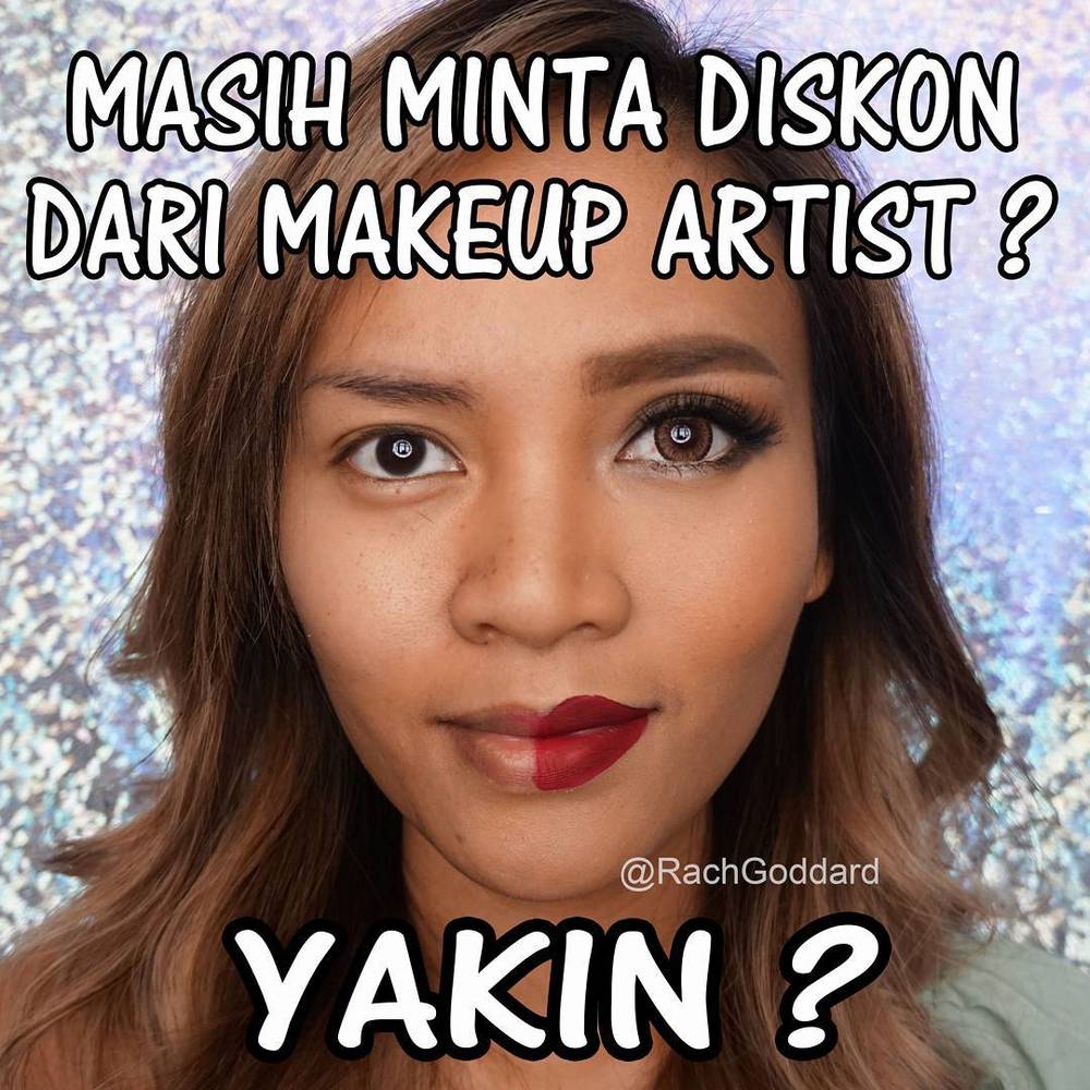 Yuk Menertawakan Makeup yang Morat Marit Bareng 10 Meme Rachel Goddard, Si Vlogger Cantik yang Kocak