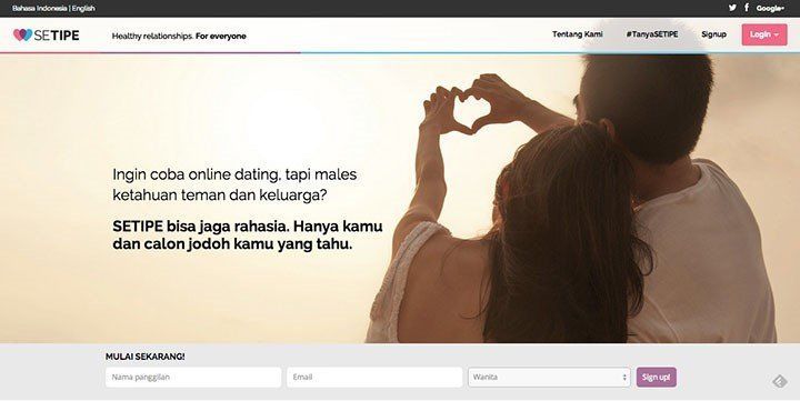 Salah satu biro jodoh online yang bisa kamu kunjungi.