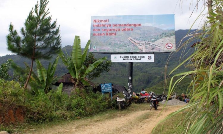 kalau kamu taat aturan, jangan cemari udara disini ya