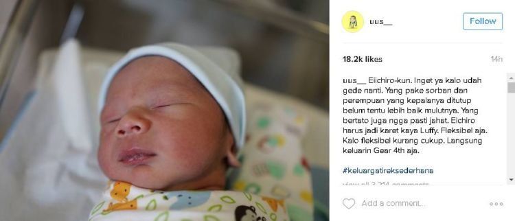 postingan Uus tuai cibiran netizen