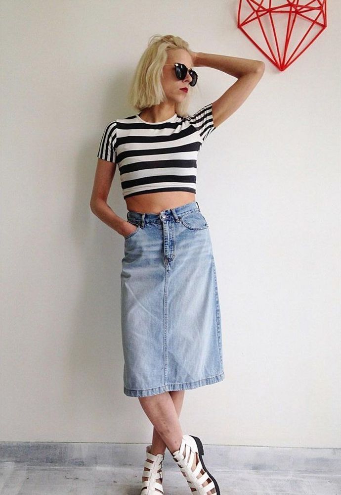 rok denim midi.