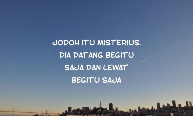 jodoh itu misterius