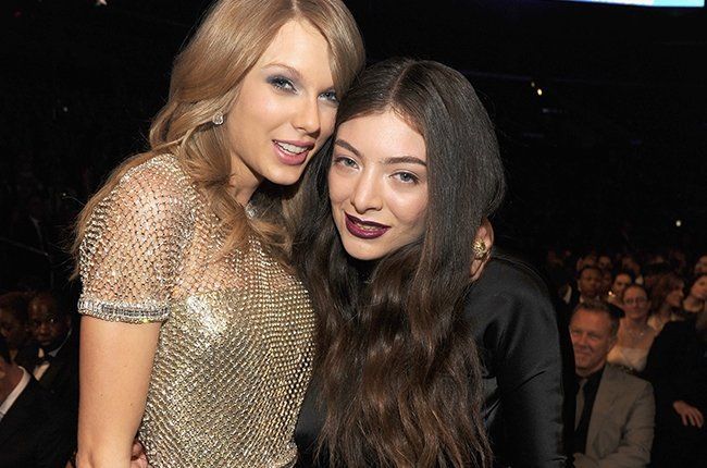 padahal lorde masih 19tahun, tapi ko terlihat lebih tua dari Taylor yang 26tahun ya?