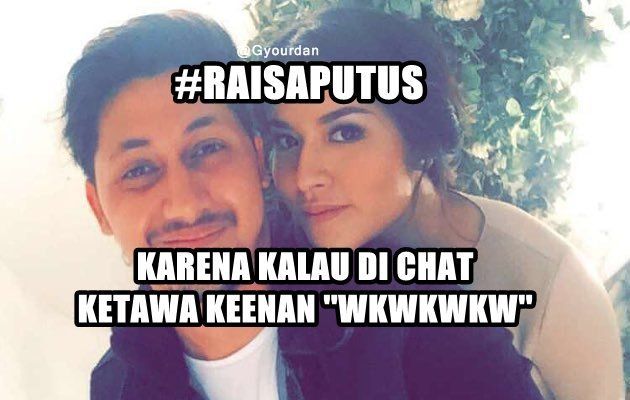 Dicurigai Ada Banyak Alasan di Balik Putusnya Raisa dan Keenan, Tanyakan Pada 17 Meme Kocak Ini!