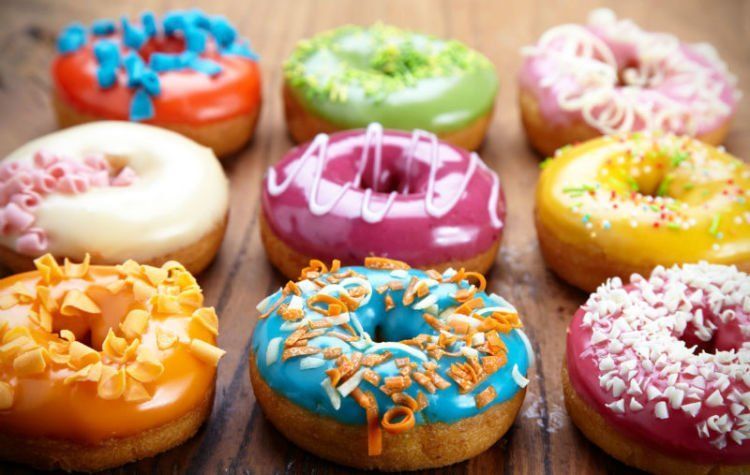 Donat warna-warni