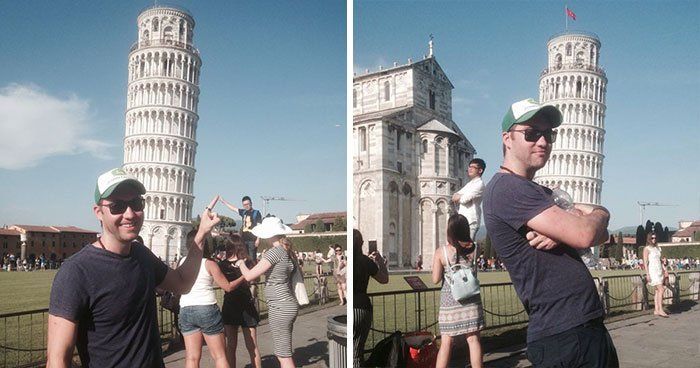 Cowok Ini Iseng Banget Ngerjain Turis yang Foto di Menara Pisa. Kocak dan Bikin Ngakak!