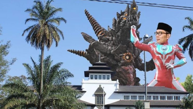 Biasanya Sih Ikan Paus, Tapi Kok Jadi Ridwan Kamil. Inilah Gaya Foto UpandUp Baru yang Bikin Ngakak