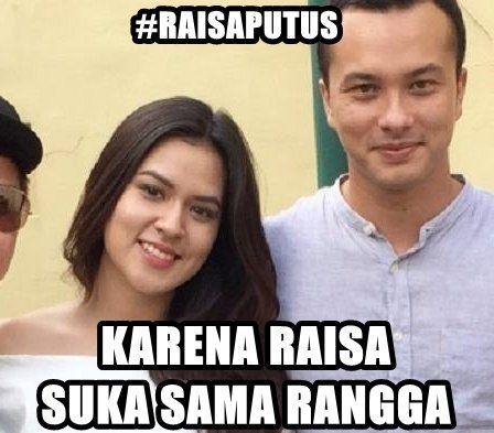 Karena Raisa pengen sama Rangga