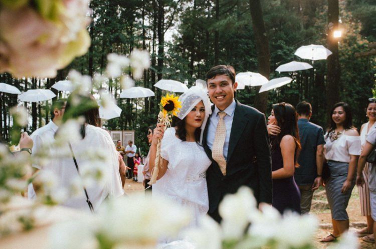 nikah tema hutan