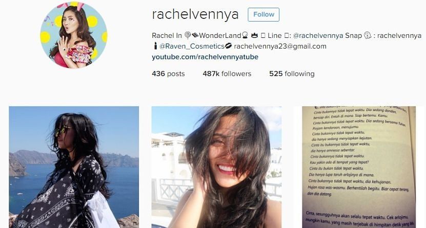 Drama Rachel Vennya, Selebgram yang Katanya Sejenis Awkarin