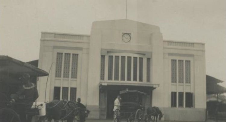 Stasiun Tugu Yogyakarya tahun 1935