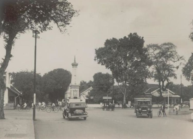 Perempatan Tugu Jogja tahun 1935