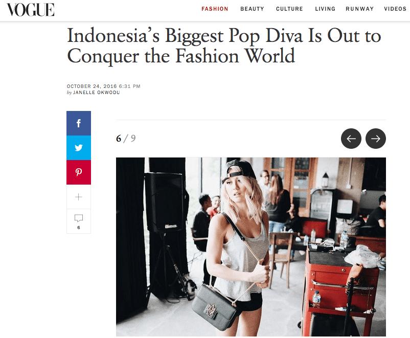 Agnez Mo Dipuji Majalah Fashion Ternama – VOGUE,  Nah Siapa Kemarin yang Suka Ngejek Dandanannya?