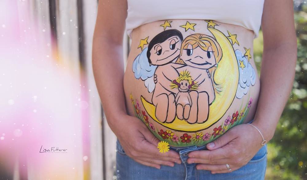 Belly Painting Bisa Jadi Pilihan Terbaik untuk Mengabadikan Momen Kehamilan Kamu! Cekrek~