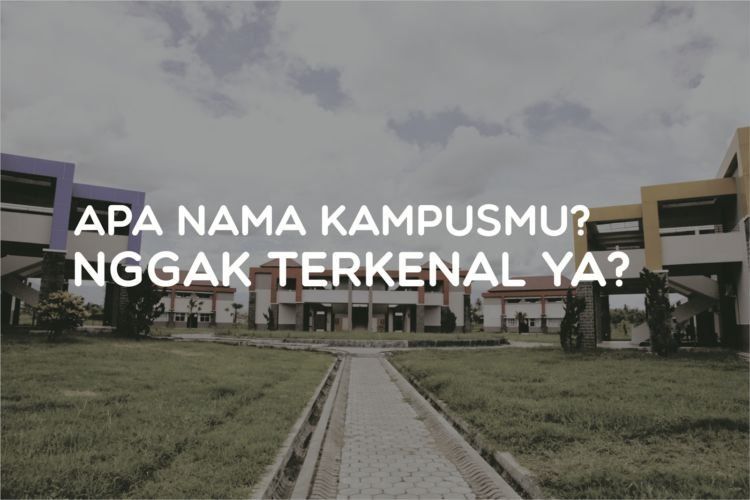 Kampus apa namanya? Itenas? Dimana tuh