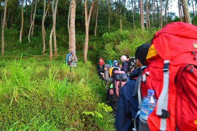 nggak cuma mendaki, berkemah atau dirikan tenda di tempat yang seharusnya