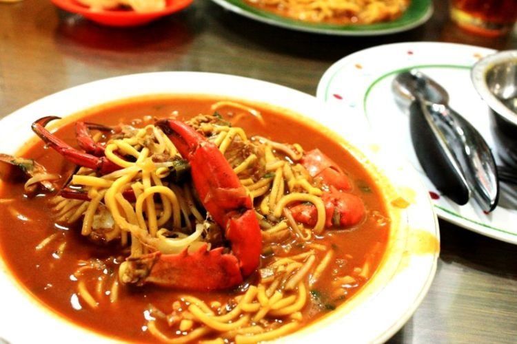 Mie Kepiting Aceh.