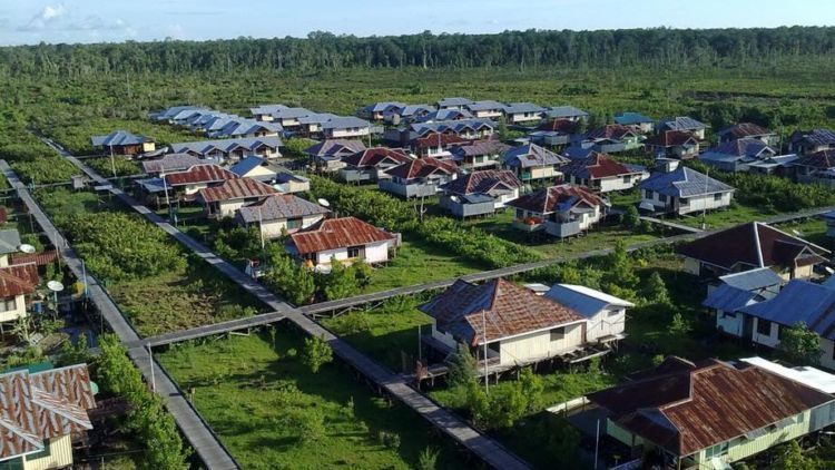 Kenalan dengan Kota Agats! Kota Bebas Polusi di Papua yang Mengapung di Atas Papan