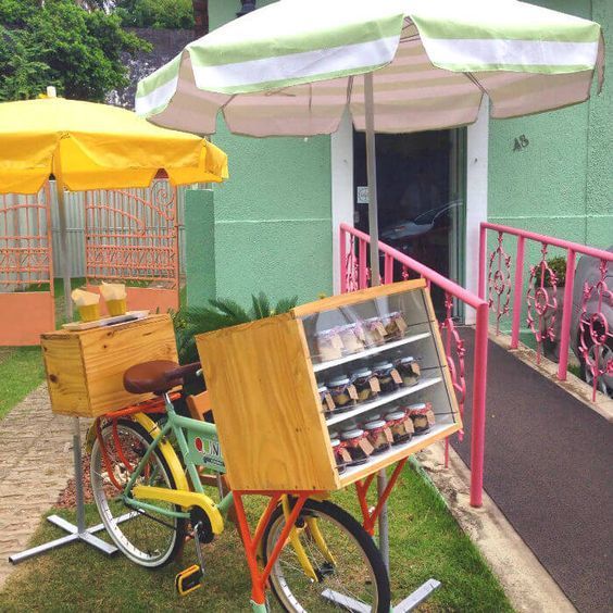 Berjualan selai dengan food bike satu ini.