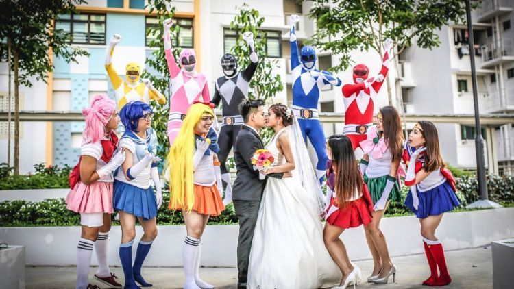 sailor moon dan power ranger!