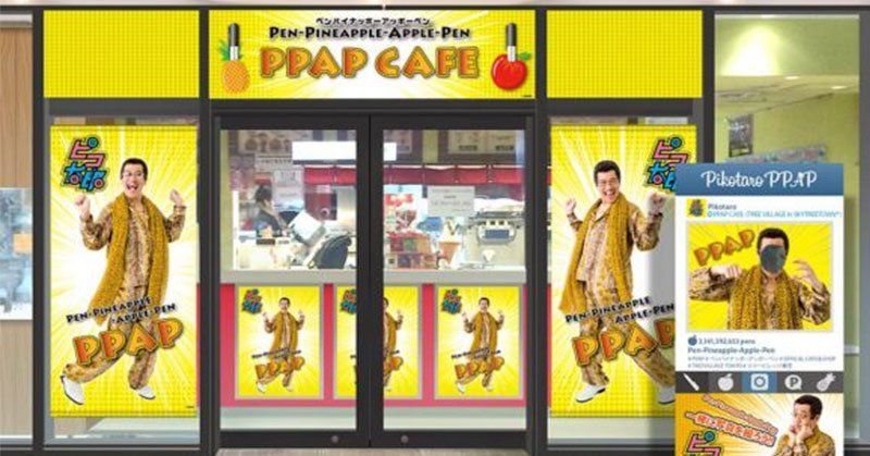 Sukses dengan Video Musiknya, Jepang Luncurkan Cafe ‘Pen Pinneapple Apple Pen.’ Kamu Nggak Penasaran?