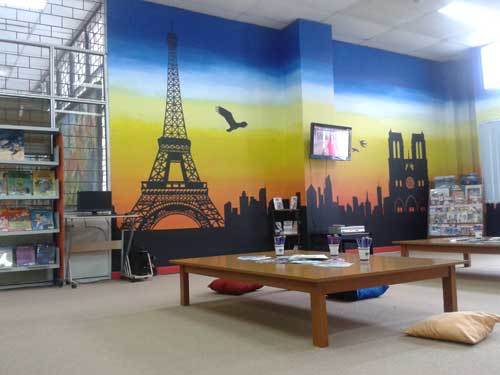 French Corner perpustakaan UPI.